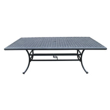 Load image into Gallery viewer, 46x86 Inch Cast Aluminum Rectangle Table
