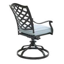 Load image into Gallery viewer, Aluminum Dining Swivel Chair With Cushion
