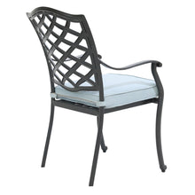 Load image into Gallery viewer, Aluminum Dining Arm Chair With Cushion
