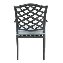 Load image into Gallery viewer, Aluminum Dining Arm Chair With Cushion
