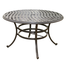 Load image into Gallery viewer, Aluminum 49&quot; Round Dining Table
