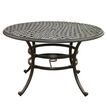 Load image into Gallery viewer, Aluminum 49&quot; Round Dining Table

