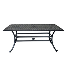 Load image into Gallery viewer, Aluminum 38x68 Inch Rectangle Dining Table
