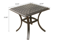 Load image into Gallery viewer, Aluminum 21&quot; Standard End Table
