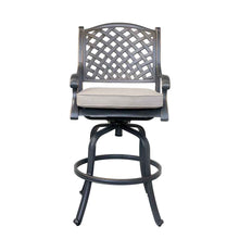 Load image into Gallery viewer, Outdoor Aluminum Bar Stool With Cushion
