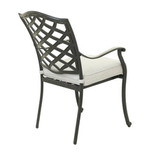 Load image into Gallery viewer, Aluminum Dining Arm Chair With Cushion
