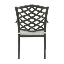 Load image into Gallery viewer, Aluminum Dining Arm Chair With Cushion
