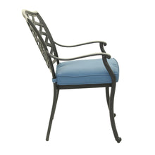 Load image into Gallery viewer, Aluminum Dining Arm Chair With Cushion
