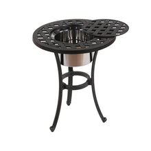 Load image into Gallery viewer, Aluminum 21&quot; Round Table With Ice Bucket
