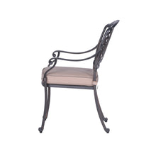 Load image into Gallery viewer, Aluminum Dining Armchair With Sunbrella Cushion
