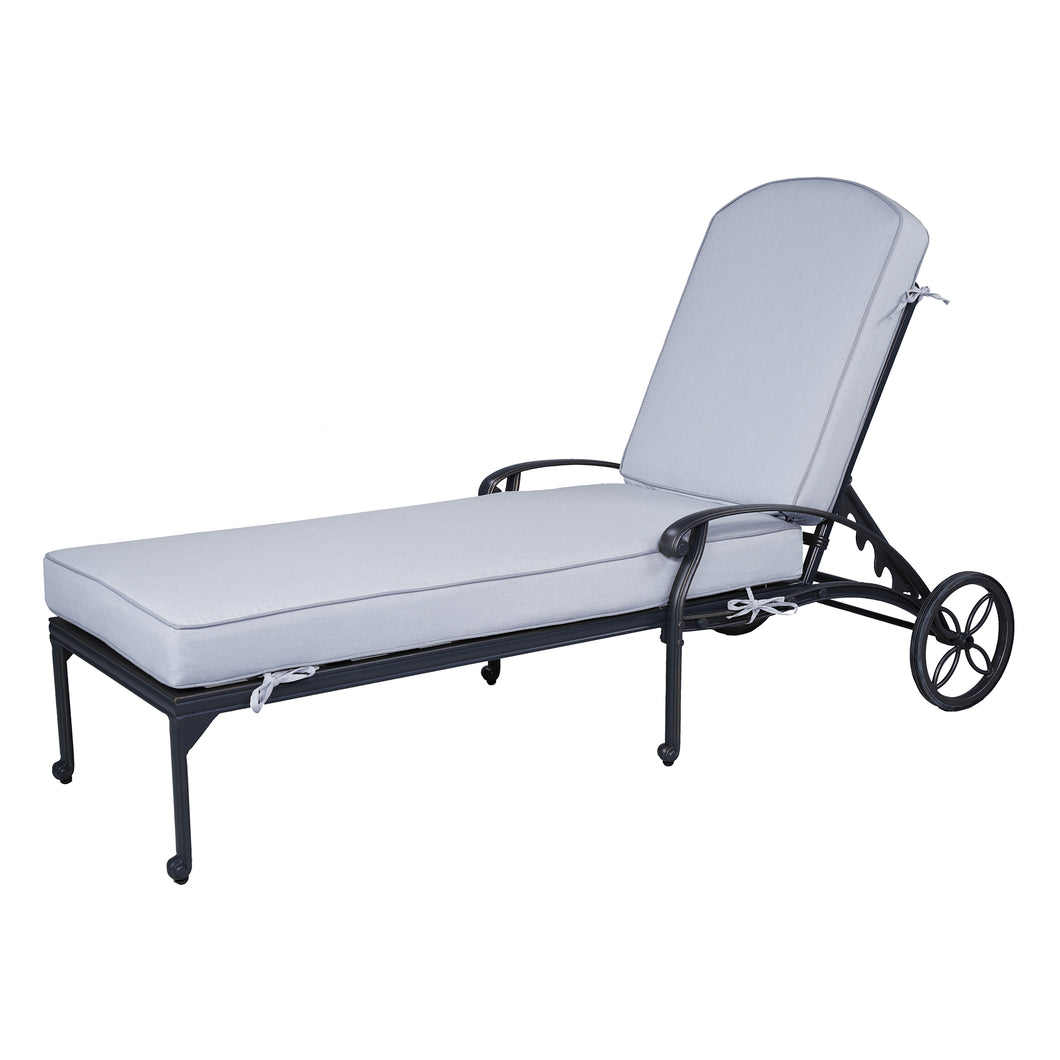 Outdoor Chaise Lounge with Cushion