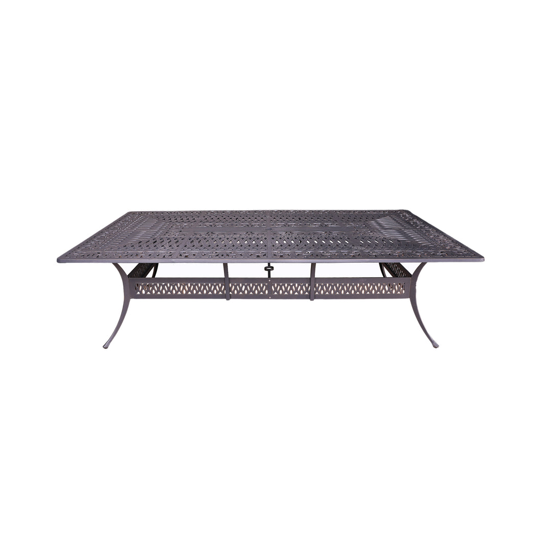 Cast Aluminum Rectangle Dining Table