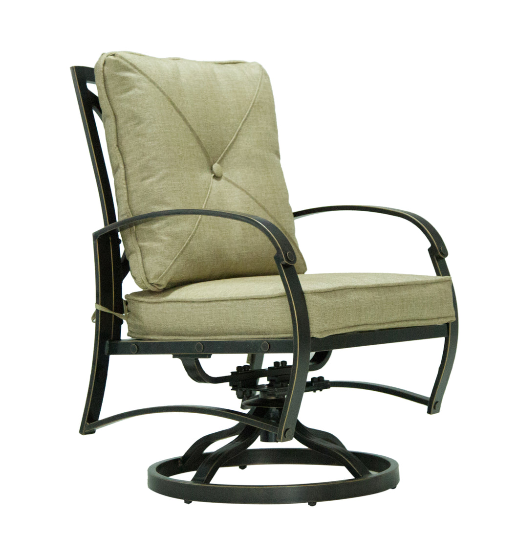 Valencia Patio Swivel Dining Chair with Cushion