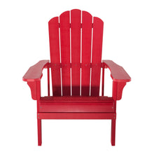 Load image into Gallery viewer, Outdoor Plastic Wood Adirondack Chair
