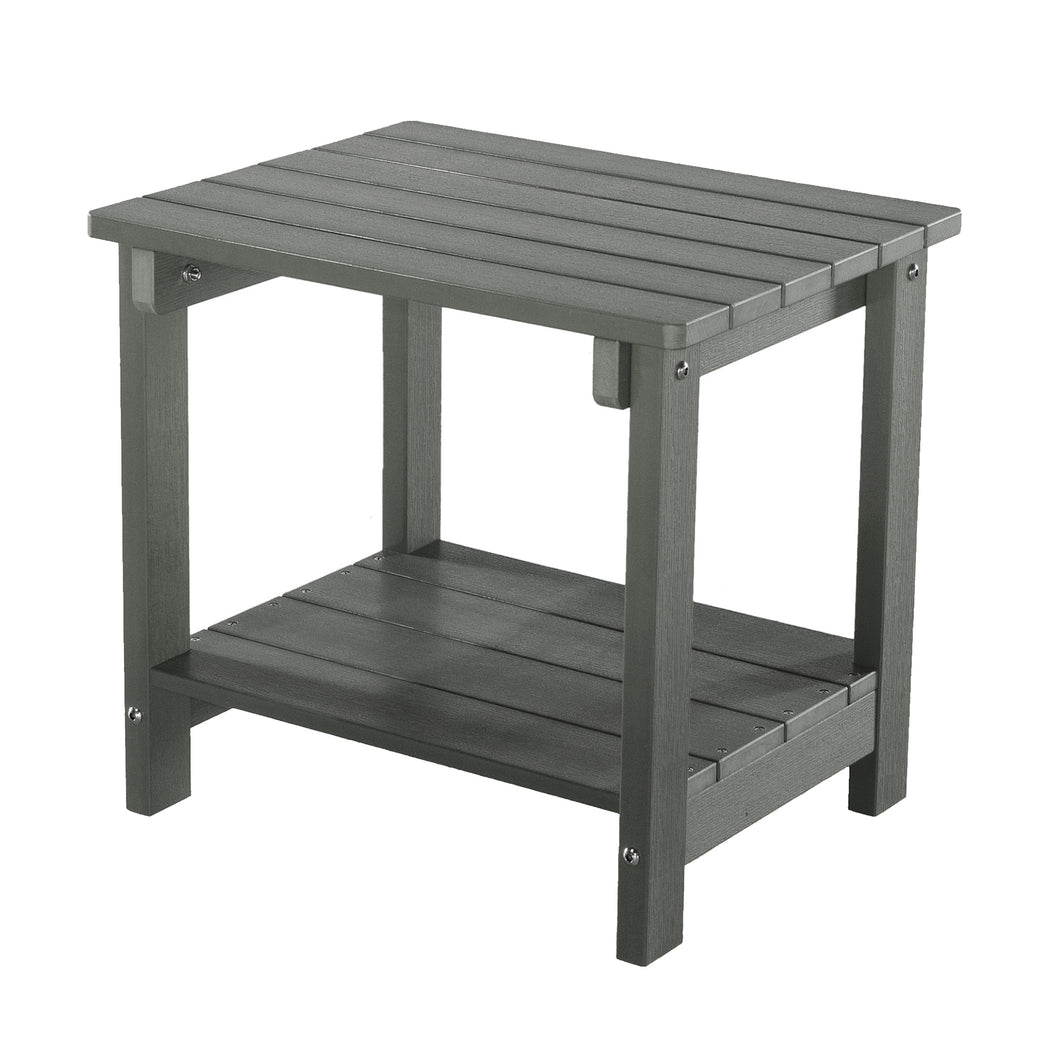 Outdoor Indoor Plastic Wood End Table