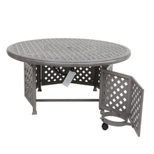 Load image into Gallery viewer, Cast Aluminum Propane Gas Firepit Table
