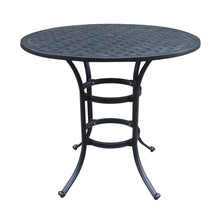 Load image into Gallery viewer, 42&quot; Dark Lava Bronze Aluminum Round Bar Table
