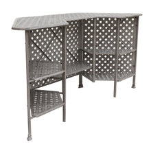 Load image into Gallery viewer, Cast Alumnim Weave Pattern Party Bar Table
