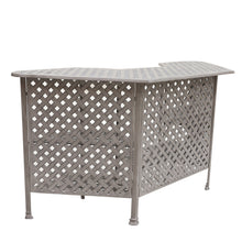 Load image into Gallery viewer, Cast Alumnim Weave Pattern Party Bar Table
