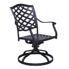 Load image into Gallery viewer, Aluminum Dining Swivel Chair
