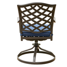 Load image into Gallery viewer, Aluminum Dining Swivel Chair With Cushion
