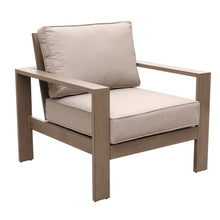 Load image into Gallery viewer, Outdoor Aluminum Club Chair With Cushion
