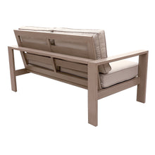 Load image into Gallery viewer, Outdoor Aluminum Loveseat With Cushion
