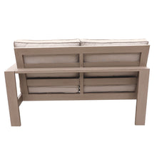 Load image into Gallery viewer, Outdoor Aluminum Loveseat With Cushion
