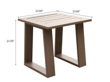 Load image into Gallery viewer, Outdoor Aluminum End Table, 24&quot;
