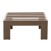 Load image into Gallery viewer, Outdoor Aluminum Ottoman With Cushion
