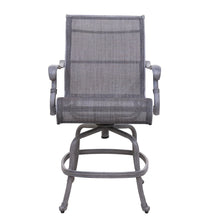 Load image into Gallery viewer, Outdoor Sling Counter Stool With Aluminum Frame
