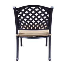 Load image into Gallery viewer, Aluminum Outdoor Dining Arm Chair With Sunbrella Cushion
