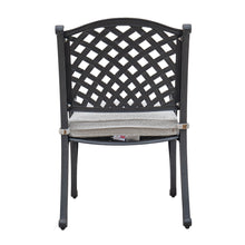 Load image into Gallery viewer, Cast Aluminum Dining Arm Chair With Sandstorm Color Cushion
