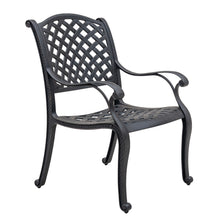 Load image into Gallery viewer, Cast Aluminum Dining Arm Chair With Sandstorm Color Cushion
