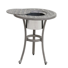 Load image into Gallery viewer, Aluminum 21&quot; Round Table With Ice Bucket

