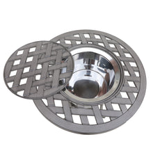 Load image into Gallery viewer, Aluminum 21&quot; Round Table With Ice Bucket
