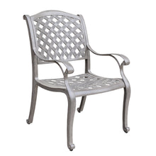 Load image into Gallery viewer, Indoor/Outdoor Aluminum Dining Arm Chair

