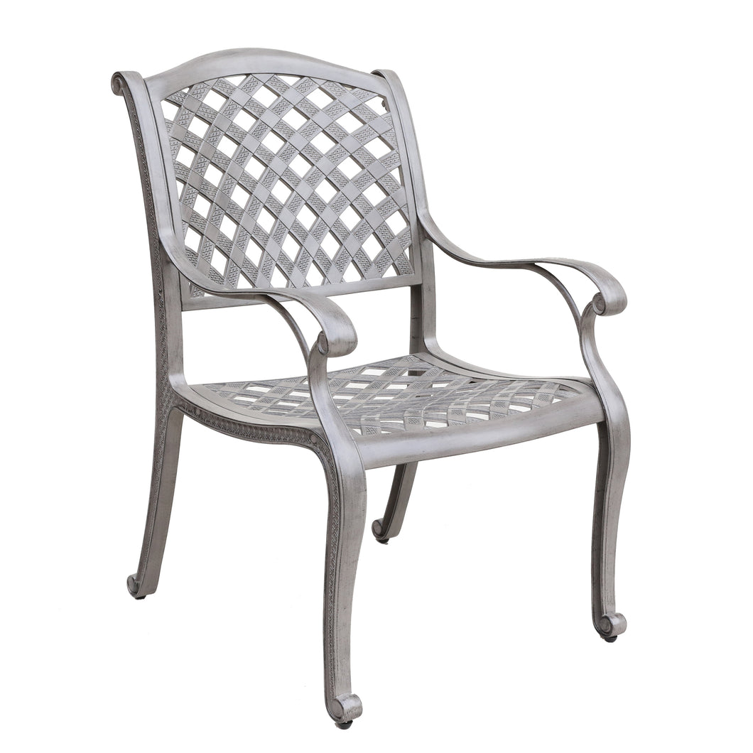 Indoor/Outdoor Aluminum Dining Arm Chair