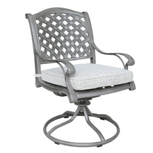 Load image into Gallery viewer, Aluminum Dining Swivel Rocker Chair
