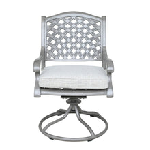 Load image into Gallery viewer, Aluminum Dining Swivel Rocker Chair
