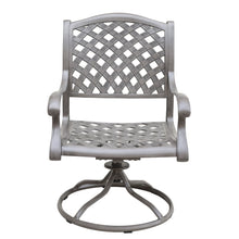 Load image into Gallery viewer, Outdoor Aluminum Dining Swivel Rocker Chair
