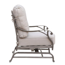 Load image into Gallery viewer, Outdoor Patio Aluminum Motion Club Chairs with Cushion
