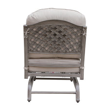 Load image into Gallery viewer, Outdoor Patio Aluminum Motion Club Chair with Cushion
