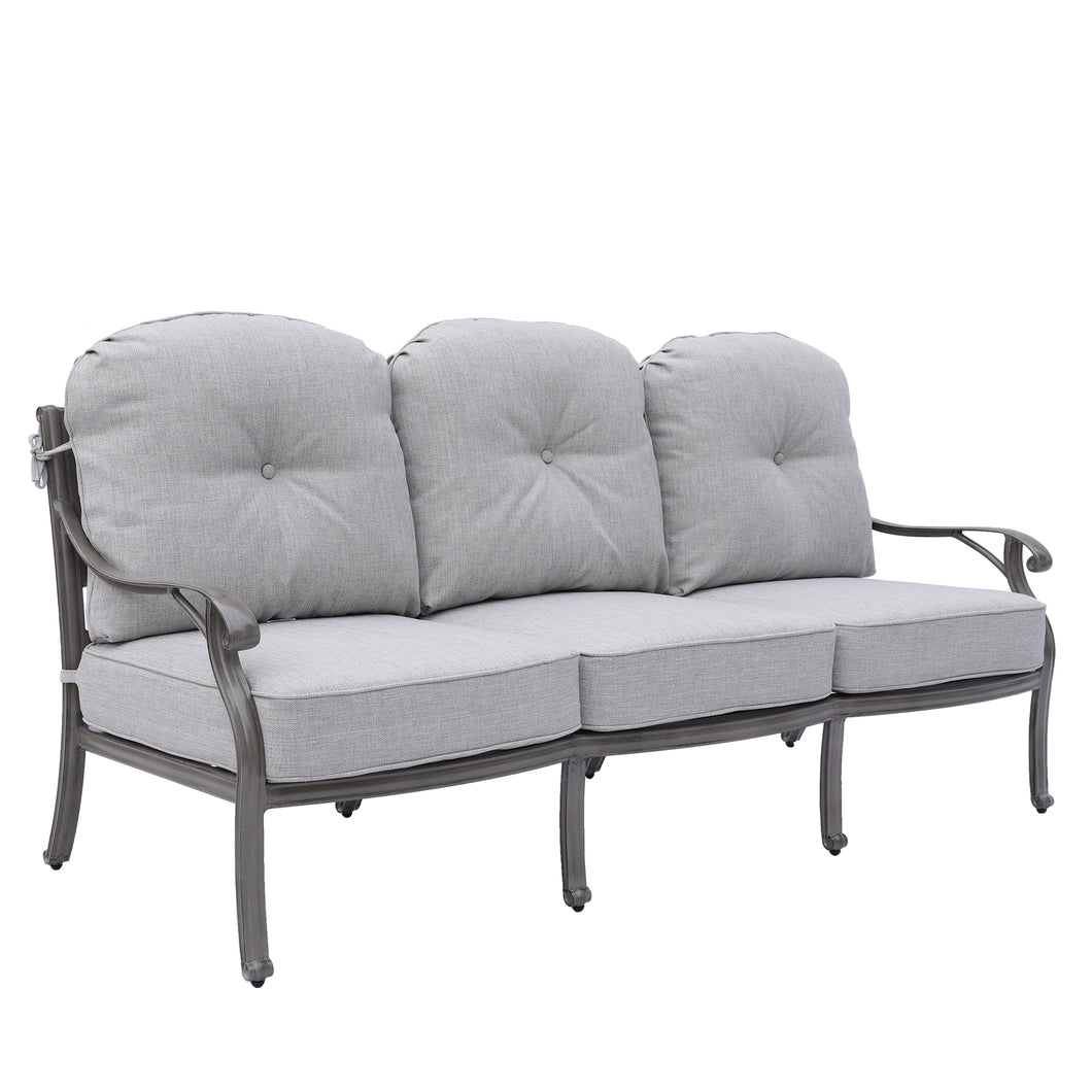 Outdoor Patio Aluminum Sofa Chair with Cushion
