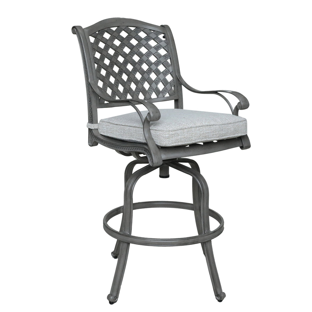Aluminum Bar Stool with Cushion