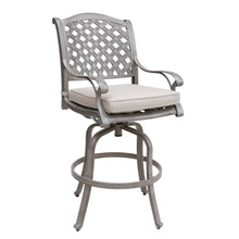Load image into Gallery viewer, Aluminum Bar Stool with Cushion
