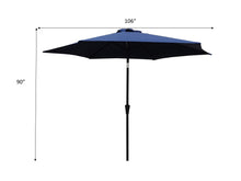 Load image into Gallery viewer, 9&#39; Pole Umbrella With Carry Bag, Base Not Included, Navy Blue
