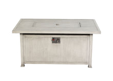 Load image into Gallery viewer, 52&quot; x 32&quot; Rectangle Chat Firepit Table JoLee White
